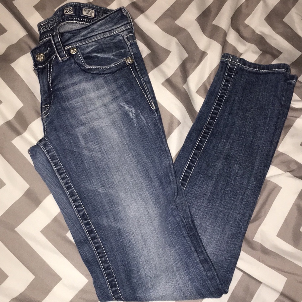 light denim miss me skinny jeans